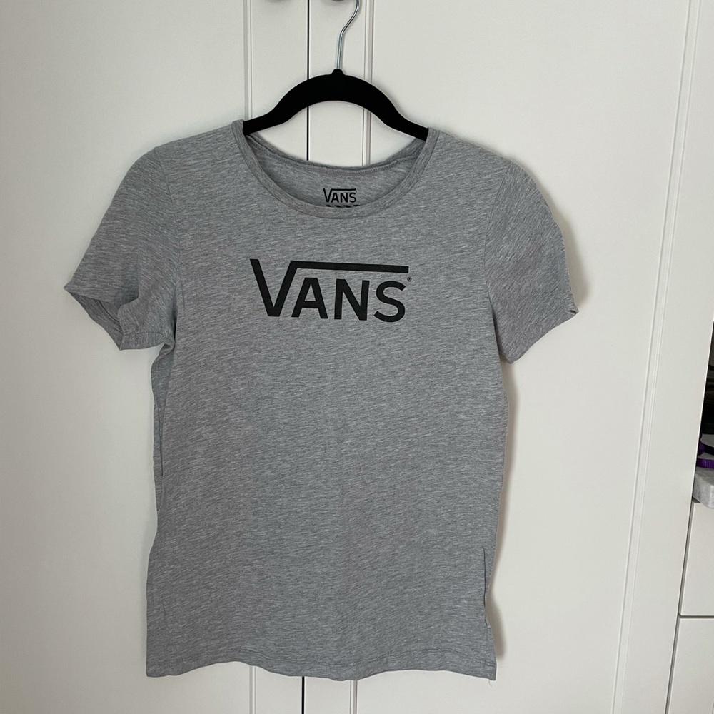 Vans logo gray t-shirt